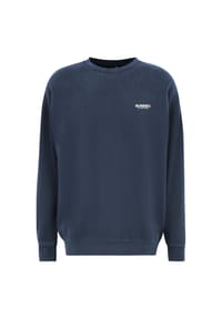 OLDSKULL - Sweatshirt Peach Dyed Basic Oldskull Logo unverkennbare Oldskull-Optik - Black