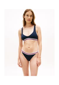 TOMMY HILFIGER - Bustier-Bikini, schmale Träger, für Damen - C1G DARK NAVY
