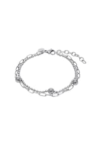 TOM TAILOR WOMEN - Armband für Damen, Edelstahl - silber