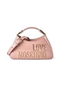 LOVE MOSCHINO Enameled Logo - Enameled Logo Handtasche 27 cm - black