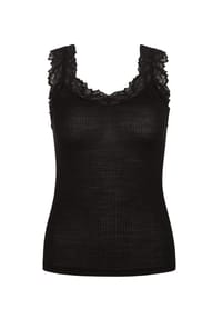CALIDA - Damen Top ohne Arm Silky Wool Joy - WS schwarz