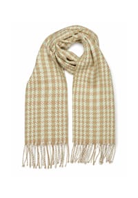 collezione alessandro® - Winterschal Inverno Made in Italy, mit modernem Karo - blau