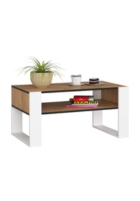 Akord - Domi Couchtisch - artisan-eiche/schwarz
