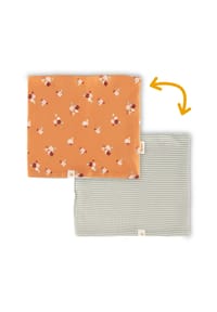 sigikid® - Wende Loopschal pink cockatoo , für Kinder - braun