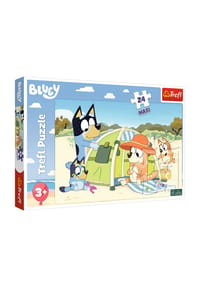 Trefl - Maxi Puzzle Bluey, Kinderpuzzle, 24 Teile, 60 x 40 cm - 