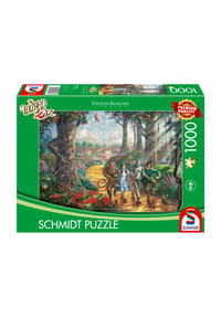 Schmidt - Thomas Kinkade Studios Puzzle " Der Zauberer von Oz -Follow the YELLOW BRICK ROAD™", 1000 Teile - 