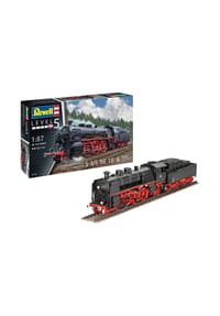 Revell® - Zug-Modellbausatz Schnellzuglokomotive S3/6 BR18(5) mit Tender, 154 Teile, 1:87 - 