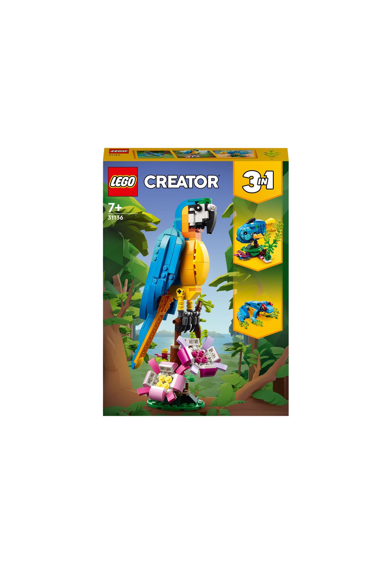 Lego Gelb Bausätze Der Exotische Papagei Creator - Image 29