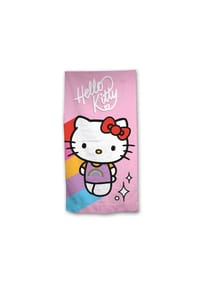 COFI - Hello Kitty Strandtuch 140x70 cm Weiches Badehandtuch für Fans - Mehrfarbig 140x70 cm