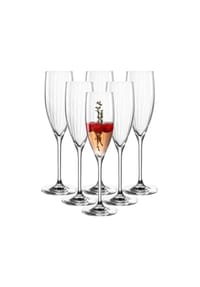 LEONARDO Sektgläser Poesia 250 ml 6er Set transparent - POESIA - transparent
