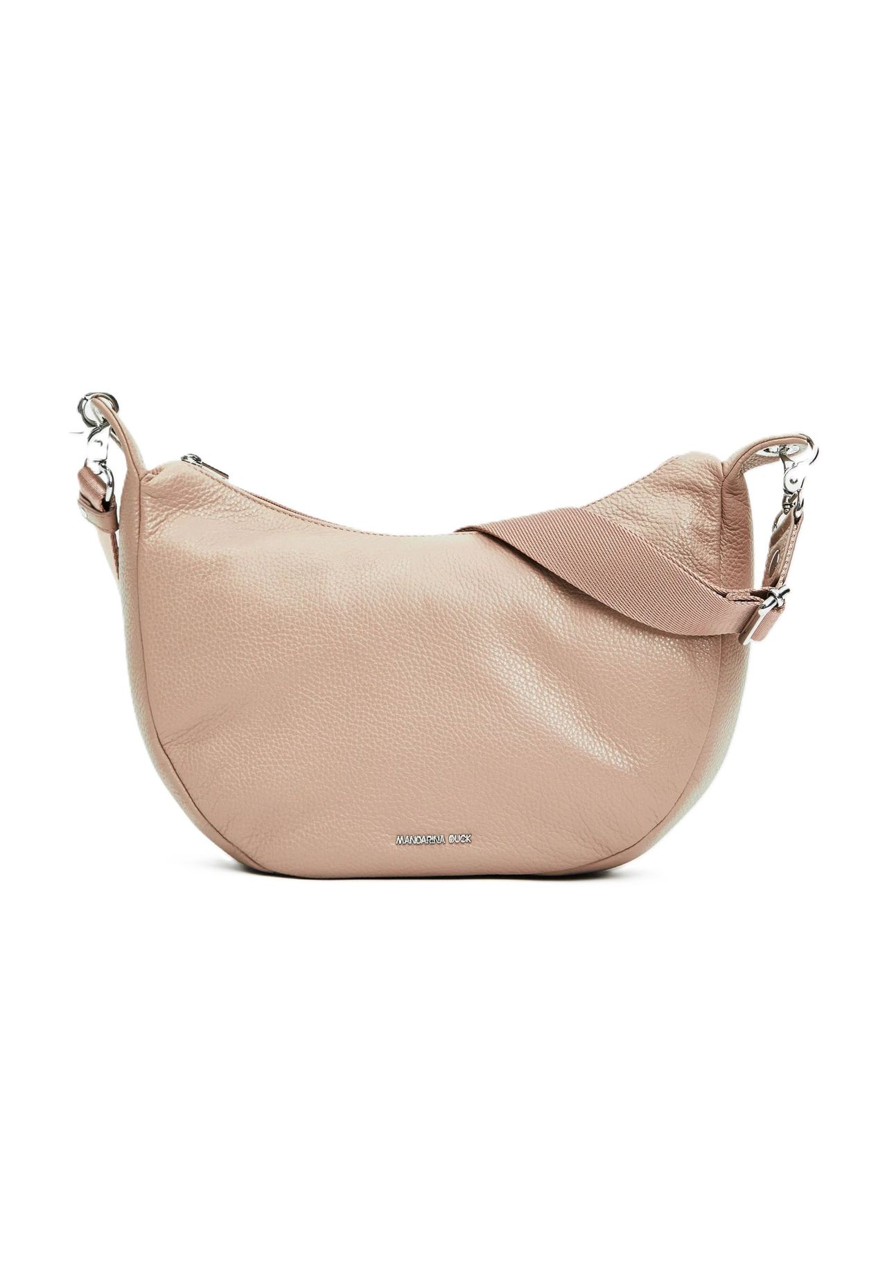 Mandarina Duck Beige Umhängetasche Aus Leder Hobo Mellow - Bild 5
