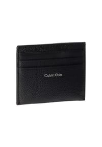 Calvin Klein HARDWARE EMBLEM PEBB - Kartenhalter, Leder, für Damen - BAL  BROWN