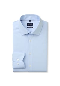 OLYMP - Businesshemd Luxor, Modern Fit, Langarm, Kent-Kragen, für Herren - 00  WEISS
