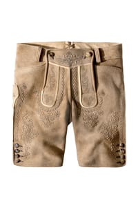 STOCKERPOINT - Hirschlederhose Hochries - oid grau-schwarz