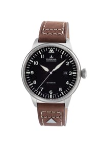 DUGENA KAPPA - Premium-Armbanduhr Kappa 7 Airtrip - braun/schwarz