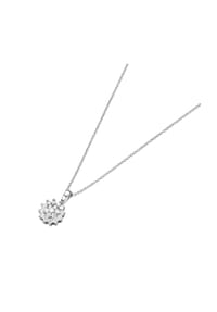 Luigi Merano® - Kette Blüte mit Brillanten, Gold 585 - weiss