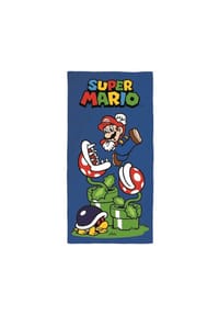 MARVEL - Strandhandtuch – Flauschiges & schnelltrocknendes Mikrofaser-Badetuch - Blau 140x70cm