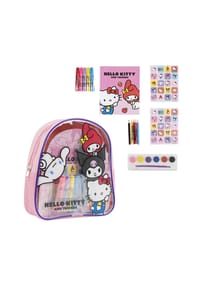COFI - Hello Kitty Ausmal-Rucksack Kreativer Kinderrucksack zum - Mehrfarbig 22.0 X 23.0 X 7.0 cm