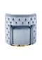 Kayoom Sessel Drehsessel Beverly 125 hellblau - gold – Eiche Bild 13