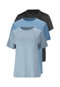 ENDURANCE - T-Shirt Yonan V2 3er-Pack mit Quick-Dry-Technologie - 1001 Black