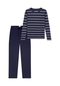 SCHIESSER - Schlafanzug Mix & Relax - Blau