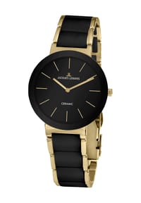 JACQUES LEMANS - Damenuhr "JL 42-7E" - schwarz/gold