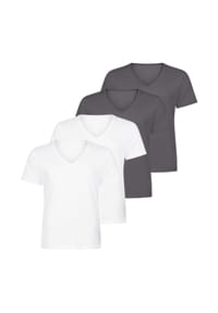 sloggi - Unterhemd / Shirt Kurzarm 4er Pack SLG Base - Schwarz