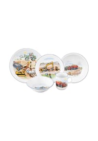 Seltmann Weiden Kindergeschirr Set Compact Auf der Baustelle 5er Set bunt - COMPACT - bunt