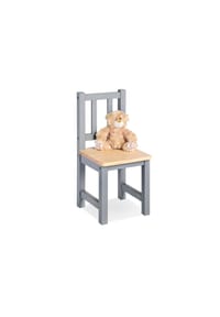 Pinolino® - Kinderstuhl 'Fenna', grau/natur - grau