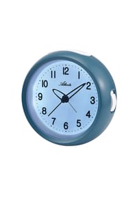 Atlanta by PARAGON - Quarzwecker ohne Ticken mit Lichtsensor - 2133/5 - Blau