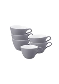 Seltmann Weiden Milchkaffeetassen Life Fashion 370 ml 6er Set - LIFE - blau