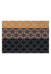 Kayoom - Living Fußmatte 53 Braun / Sand 64cm x 168cm - braun - sand (BxL) 64 x 168 cm