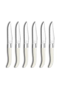 Amefa - 6-tlg. Steakmesser Set Royal Steak - weiß