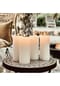 LOBERON Kerze 4er Set Homel creme Bild 2