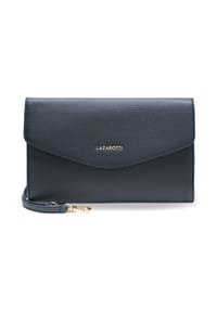 LAZAROTTI - Bologna Leather Bologna Leather Clutch Tasche Leder 23 cm - black