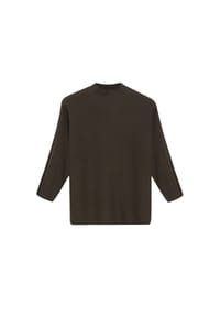 comma, - Strickpullover, Stehkragen, für Damen - 8940 BROWN