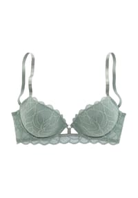 LASCANA - Push-up-BH Alicia, Spitze, für Damen - SAGE