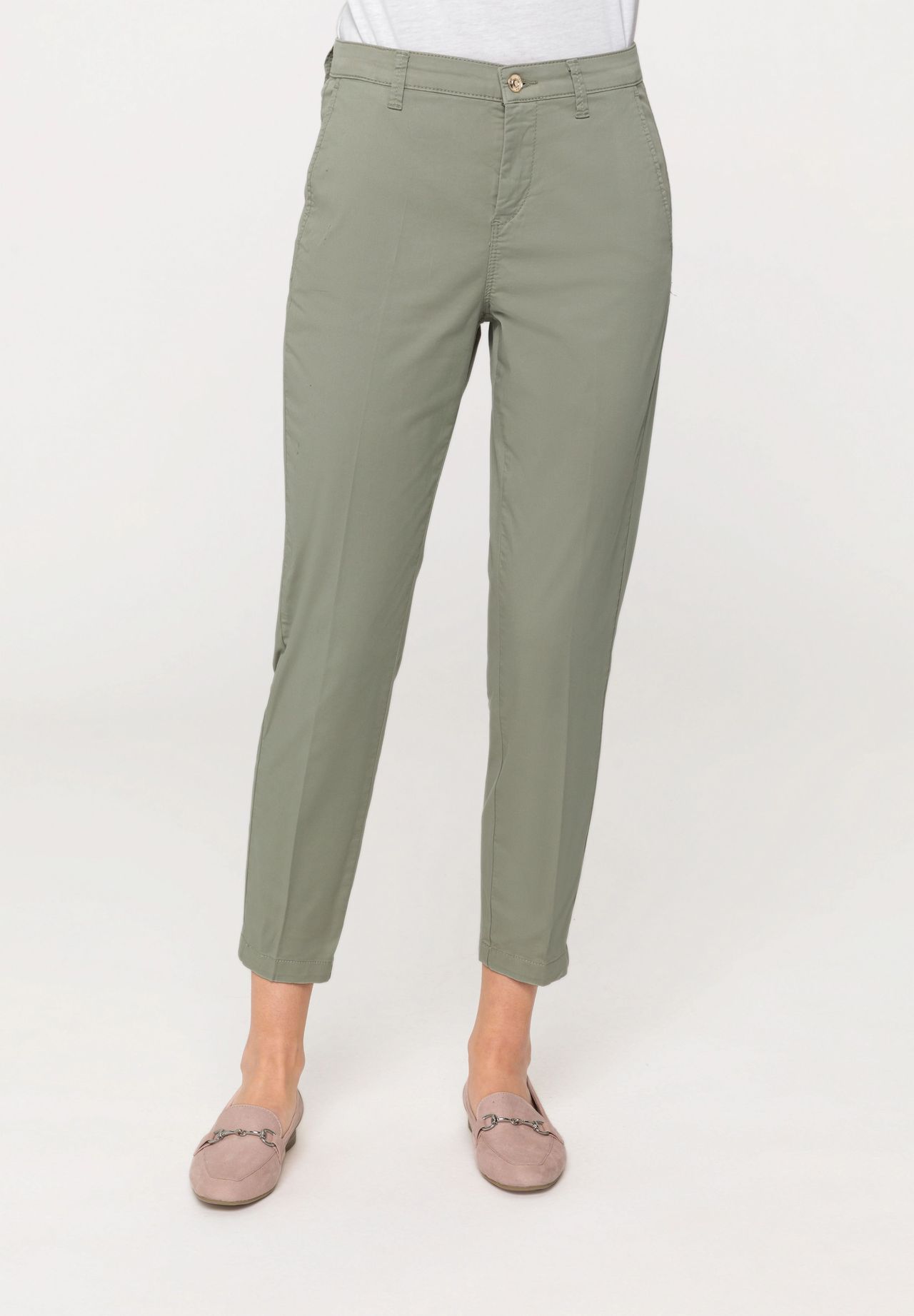 MAC Chinohose, 7/8-Länge, Baumwollanteil, für Damen | GALERIA 