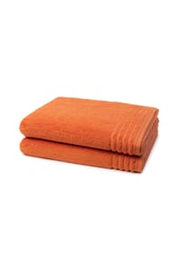 VOSSEN® 2 X Duschtuch im Set Vienna Style Supersoft - Vienna Style Supersoft - Apricot