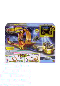 Hot Wheels - Spielset "Monster Trucks Loop & Flip Trophy Challenge" - 