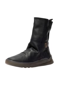 softinos® - Leder Stiefelette LOG - Navy
