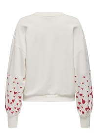 ONLY® - Sweatshirt Brooke, Rippbündchen, für Damen - 177911007 BLACK/S