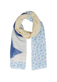 S.Oliver Red Label - Schal, Fransen, für Damen - 51D3 BLUE