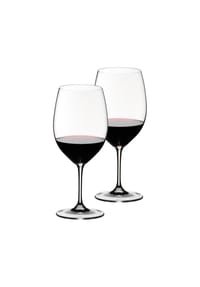 RIEDEL Rotweinglas "Vinum", Kristallglas, 2er-Set - VINUM - KLAR