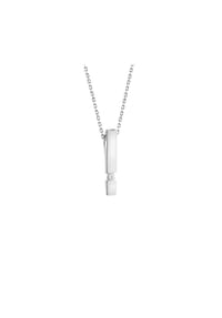 MONCARA - Damen Anhänger mit Kette, 375er Weißgold, 1 Diamant ca. 0,05 Karat - Gelbgold