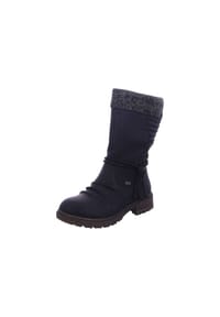 rieker - Winterstiefel, Kunstleder, Kunstfell-Futter, für Damen - SCHWARZ