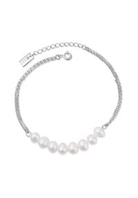 AILORIA - Armband Silber/weiße Perle MAKANI - weiß