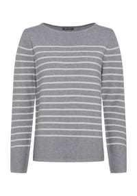 GALERIA essentials - Pullover, U-Boot-Ausschnitt, für Damen - BLUE MEL.-NAVY