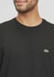 LACOSTE T-Shirt, Regular-Fit, Logo-Stickerei, für Herren Bild 3