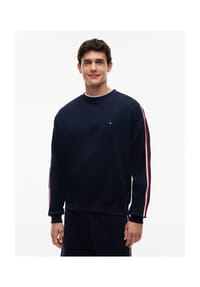 TOMMY HILFIGER - Schlafanzug-Oberteil Global Stripe Lg, Langarm, für Herren - DW5  BLUE